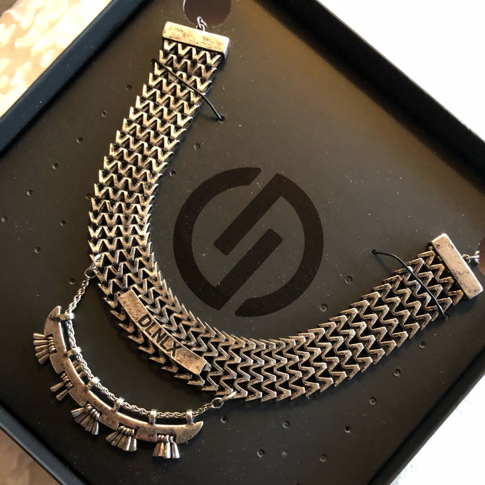 NEW  DLNLX By DYLAN LEX Statement Choker Necklace